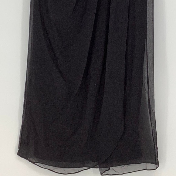 NEW! Dessy Collection Size 4 Strapless Sweatheart Chiffon Dress $284 msrp !24-1 - Picture 8 of 10